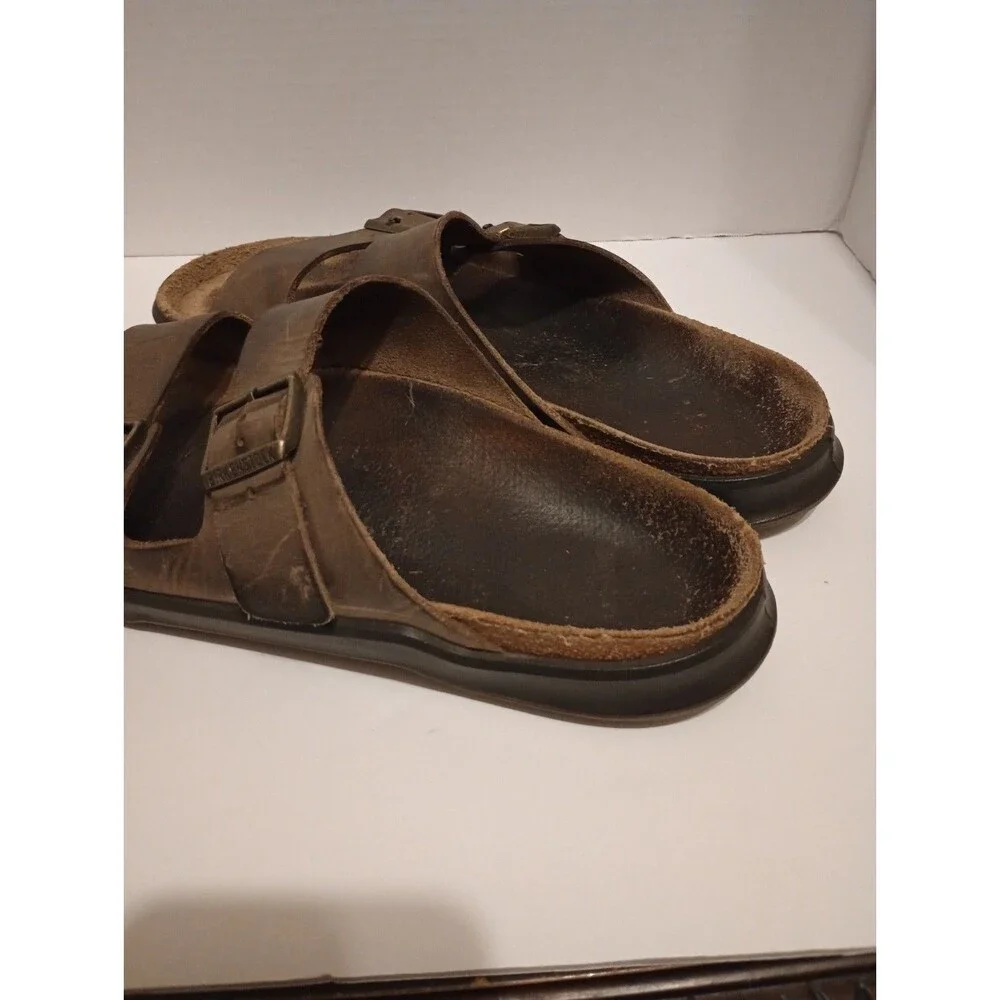 Birkenstock ARIZONA CROSSTOWN Men’s (42.5/9.5) Sandals Khaki Green Oiled Leather